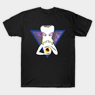 Creepy Tooth Working on Cavity Gift For Dentist or Hygienist T-Shirt